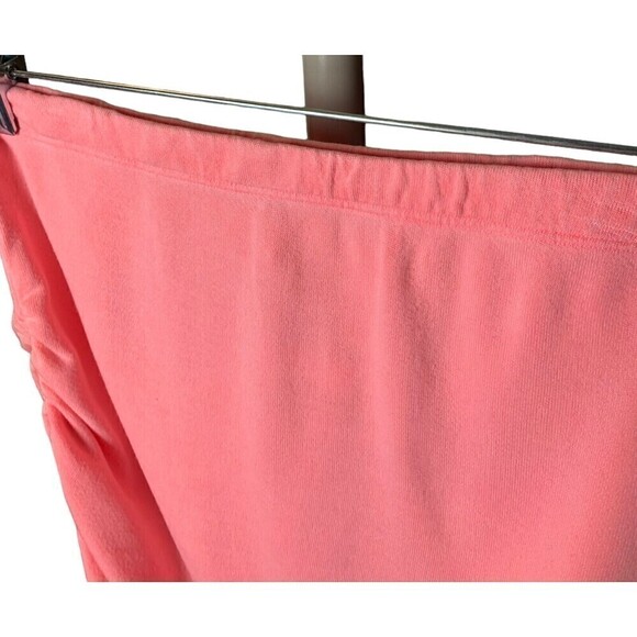 SUNDRY Skirt Pink Stretchy Springy Size 1 Ruched - Picture 3 of 7